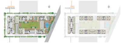Image of 1173 Sq.ft 2 BHK Apartment / Flat for sale in Atlanta Sky Deck, Althan, Surat for Rs. 5100000