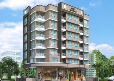 Image of 680 Sq.ft 1 BHK Apartment / Flat for sale in Jagruti Meera Residency, Ulwe, Navi Mumbai for Rs. 4800000