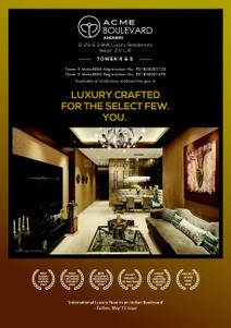 Image of 1100 Sq.ft 2 BHK Apartment / Flat for sale in ACME Boulevard Tower 5, Andheri East, Mumbai for Rs. 22000000
