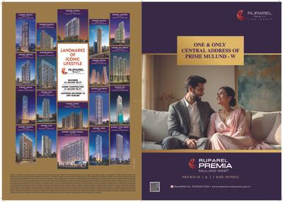 Image of 450 Sq.ft 1 BHK Apartment / Flat for sale in Ruparel Premia, Mulund West, Mumbai for Rs. 11800000
