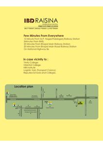 Image of 840 Sq.ft Residential Plot / Land for sale in IBD Raisina, Khajuri Kalan, Bhopal for Rs. 4400000