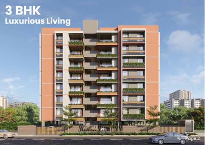 Image of 1818 Sq.ft 3 BHK Apartment / Flat for sale in Amber 21 Fyl Fot Maurya, Naranpura, Ahmedabad for Rs. 12500000