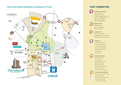 Image of 950 Sq.ft 2 BHK Apartment / Flat for sale in V M Haridham, Virar West, Virar for Rs. 5600000