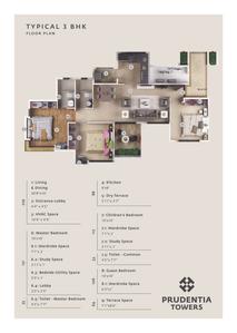 Image of 851 Sq.ft 2 BHK Apartment / Flat for sale in VJ Prudentia Towers, Wakad, Pune for Rs. 6100000