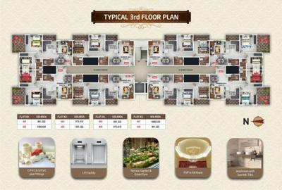 Image of 920 Sq.ft 2 BHK Apartment / Flat for sale in Bhoomi Sai Shrushti, Jaitala, Nagpur for Rs. 5000000