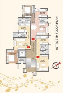 Image of 545 Sq.ft 1 BHK Apartment / Flat for sale in Yesu Anand Residency, Dombivli East, Thane for Rs. 3200000