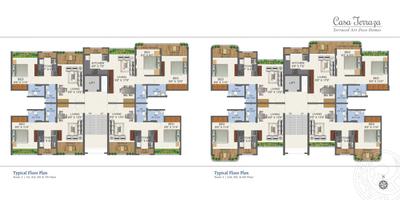 Image of 800 Sq.ft 2 BHK Apartment / Flat for sale in TREC Casa Terraza Phase 3, Vasai West, Vasai for Rs. 6900000