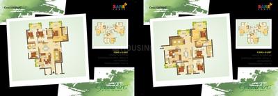 Image of 1183 Sq.ft 3 BHK Apartment / Flat for sale in Sare Green Parc 1, Sector 92, Gurgaon for Rs. 12200000