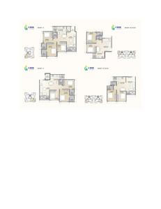 Image of 1539 Sq.ft 2 BHK Apartment / Flat for sale in Krishna Heights, Jagatpur, Ahmedabad for Rs. 7200000