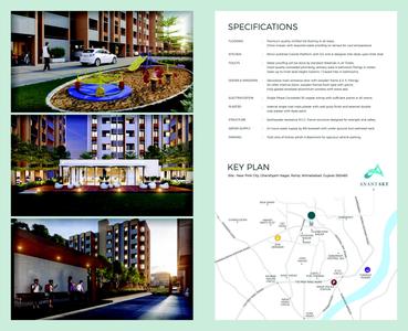 Image of 1170 Sq.ft 2 BHK Apartment / Flat for sale in Anant Sky, Ranip, Ahmedabad for Rs. 5700000