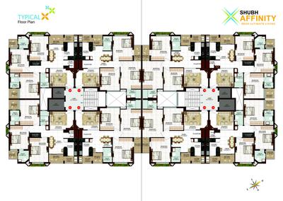 Image of 1139 Sq.ft 3 BHK Apartment / Flat for sale in Shubh Affinity, Swami Vivekananda Nagar, Kota for Rs. 7200000