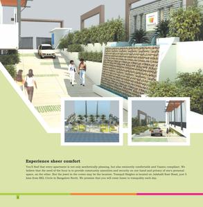 Image of 1292 Sq.ft 2 BHK Apartment / Flat for sale in Saravana Tranquil Heights, Vidyaranyapura, Bengaluru for Rs. 7200000