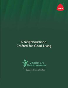 Trifecta Verde En Resplandor Row House Phase 3 Brochure 1