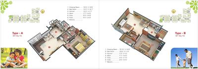 Image of 900 Sq.ft 1 RK Apartment / Flat for sale in Sai Green Valley, Ghuma, Ahmedabad for Rs. 3600000