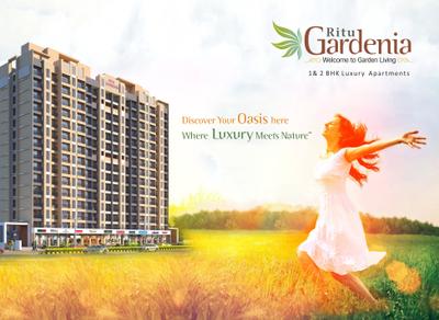 Image of 550 Sq.ft 1 BHK Apartment / Flat for sale in Ritu Gardenia, Naigaon East, Naigaon for Rs. 3050000