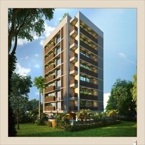 Image of 950 Sq.ft 2 BHK Apartment / Flat for sale in Pyramid Shreyash 2, Ambawadi, Ahmedabad for Rs. 6000000
