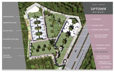 Image of 622 Sq.ft 2 BHK Apartment / Flat for sale in Shubhashray Uptown, Tapukara, Bhiwadi for Rs. 2000000