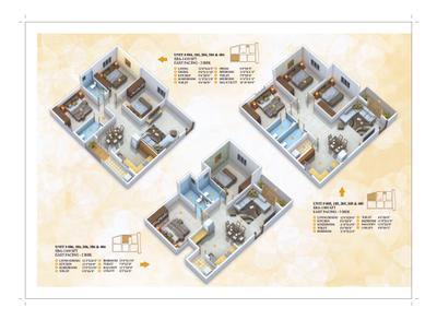 Image of 1160 Sq.ft 2 BHK Apartment / Flat for sale in Nithya Sunrise, Whitefield, Bengaluru for Rs. 15000000