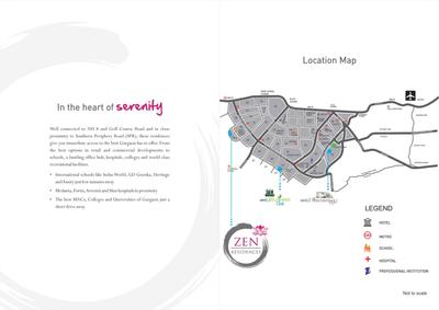 Image of 1703 Sq.ft 3 BHK Apartment / Flat for sale in AIPL Zen Residences, Sector 70A, Gurgaon for Rs. 29000000