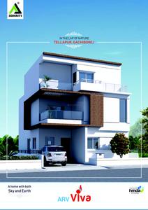 Image of 1665 Sq.ft 3 BHK Apartment / Flat for sale in Aakriti Lifestyle Villas, Tellapur, Sangareddy for Rs. 11000000
