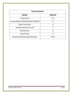 Jaypee Pavilion Arcade Brochure 10