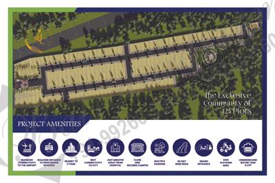 Image of 600 Sq.ft Residential Plot / Land for sale in Shri Dutt Smart City, Sinhasa, Indore for Rs. 2051000