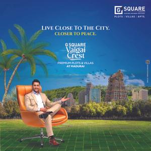 Image of 1099 Sq.ft 2.5 BHK Villa for sale in G Square Vaigai Crest, Viraganoor, Madurai for Rs. 600000