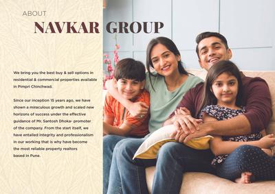 Image of 1950 Sq.ft 4 BHK Apartment / Flat for sale in Navkarshree Building, Wakad, Pune for Rs. 18500000