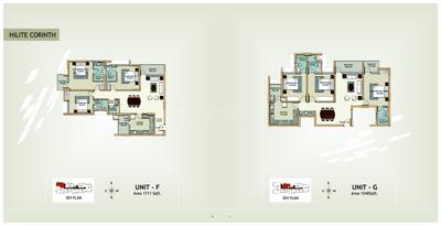 Image of 1540 Sq.ft 3 BHK Apartment / Flat for sale in Hilite Corinth, Poovangal, Kozhikode for Rs. 16800000