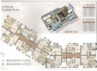 Image of 560 Sq.ft 1 BHK Apartment / Flat for sale in Prabhakunj Flowers, Kabilpore, Navsari for Rs. 1450000