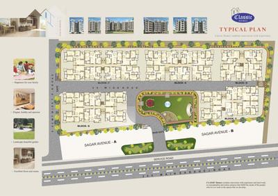 Image of 2880 Sq.ft 3 BHK Penthouse for sale in Classic Homes, Makarba, Ahmedabad for Rs. 12500000