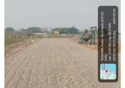 Image of 1500 Sq.ft Residential Plot / Land for sale in Urban Onyx Enclave, Padur, Chennai for Rs. 8000000