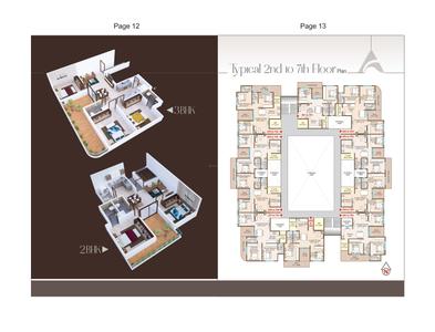 Image of 1100 Sq.ft 2 BHK Apartment / Flat for sale in NX Sai Villa 9, Manewada, Nagpur for Rs. 5200000