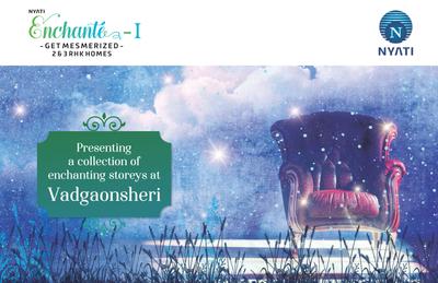Image of 1200 Sq.ft 3 BHK Apartment / Flat for sale in Nyati Enchante, Wadgaon Sheri, Pune for Rs. 16000000