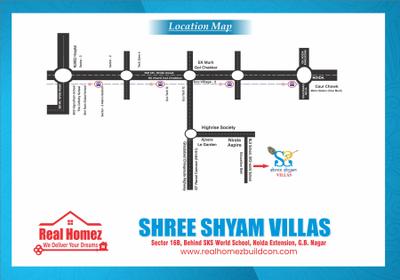 Image of 2230 Sq.ft 3 BHK Villa for sale in Shree Shyam Luxury Villas, Noida Extension, Greater Noida for Rs. 13787788