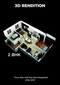 Image of 1300 Sq.ft 2 BHK Apartment / Flat for sale in Adonai Glory, Hennur, Bengaluru for Rs. 8000000