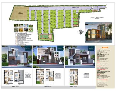 Image of 900 Sq.ft 2 BHK Independent House for sale in Swastik Prime City, Kandul, Raipur for Rs. 3548000