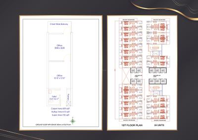 Image of 725 Sq.ft 1 BHK Studio for sale in Sarvottam Galctic City, Noida Extension, Greater Noida for Rs. 4695000