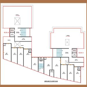 Image of 1233 Sq.ft 2 BHK Apartment / Flat for sale in Omkara Shubham Heights, Sima Nagar, Surat for Rs. 4500000
