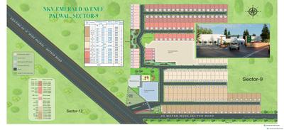 Image of 100 Sq.ft Residential Plot / Land for sale in NKV Emerald Avenue, Kanoongo Maholla, Palwal for Rs. 5500000