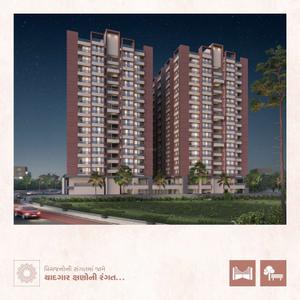 Image of 700 Sq.ft 2 BHK Apartment / Flat for sale in Aatman Anjani Nandan Town, Shakti Nagar, Surat for Rs. 4300000