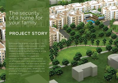 Image of 1082 Sq.ft 3 BHK Apartment / Flat for sale in TVH Svaya, Pennalur, Sriperumbudur, Chennai for Rs. 2990000