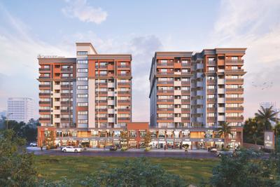 Image of 880 Sq.ft 3 BHK Apartment / Flat for sale in JMJ Sapphire Heights, Bajrang Wadi, Rajkot for Rs. 5000000