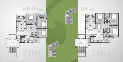 Image of 1404 Sq.ft 2 BHK Apartment / Flat for sale in Avalon Courtyard 2, Maninagar, Ahmedabad for Rs. 6600000
