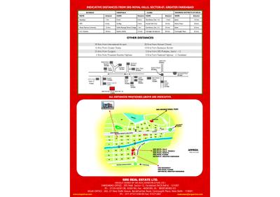Image of 1045 Sq.ft 2 BHK Apartment / Flat for sale in SRS Royal Hills, Sector 87, Faridabad for Rs. 8000000