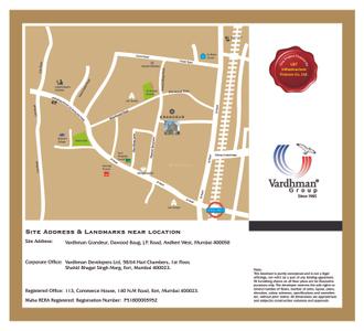 Image of 885 Sq.ft 2 BHK Apartment / Flat for sale in Vardhman Grandeur, Andheri West, Mumbai for Rs. 19000000