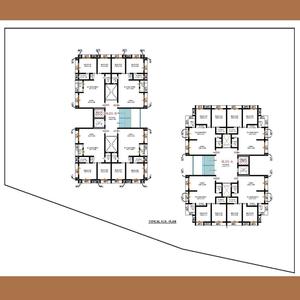 Image of 1233 Sq.ft 2 BHK Apartment / Flat for sale in Omkara Shubham Heights, Sima Nagar, Surat for Rs. 4500000