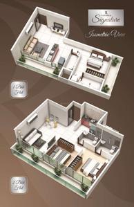 Image of 1135 Sq.ft 2 BHK Apartment / Flat for sale in Signature, Ulwe, Navi Mumbai for Rs. 13500000