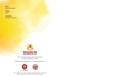 Image of 1500 Sq.ft Residential Plot / Land for sale in Bhashyam RRR County, Shankarpally, Hyderabad for Rs. 3700000
