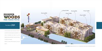 Image of 1200 Sq.ft 3 BHK Apartment / Flat for sale in Pioneer Woods, Wanadongri, Nagpur for Rs. 4500000